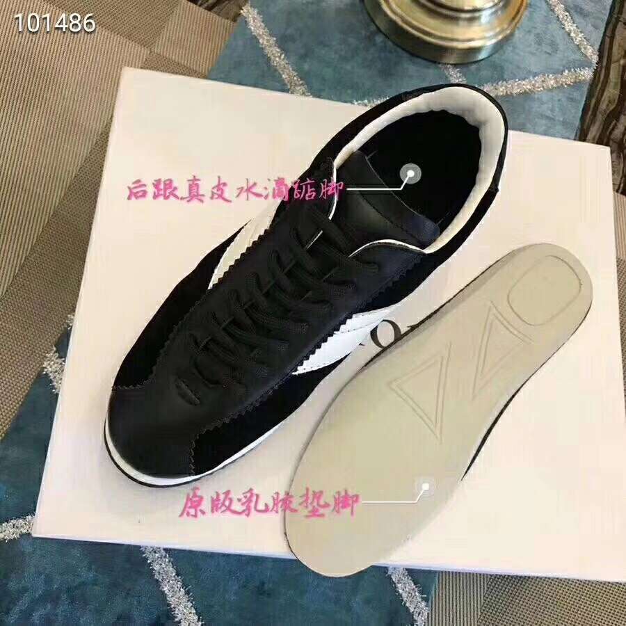 2019 NEW Christian Dior Real leather shoes Dior101486black
