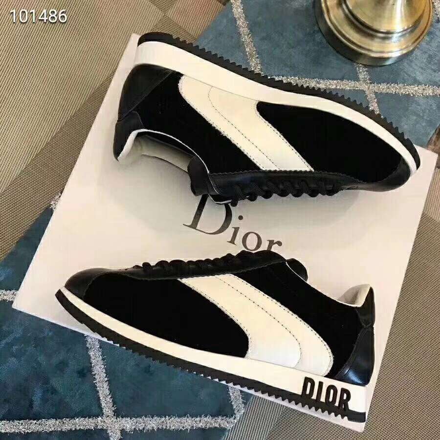 2019 NEW Christian Dior Real leather shoes Dior101486black - Click Image to Close