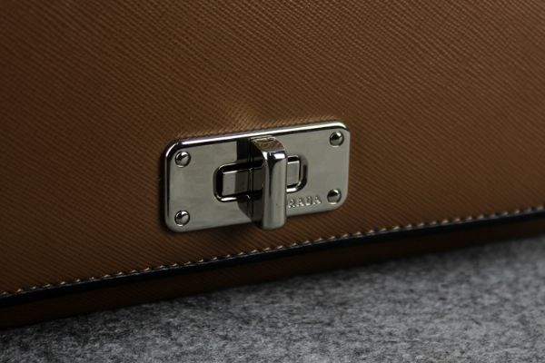 2013 Prada Saffiano Leather Wallet 5383 apricot