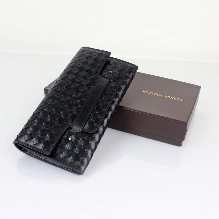 2013 Bottega Veneta Wallet 5016 Black