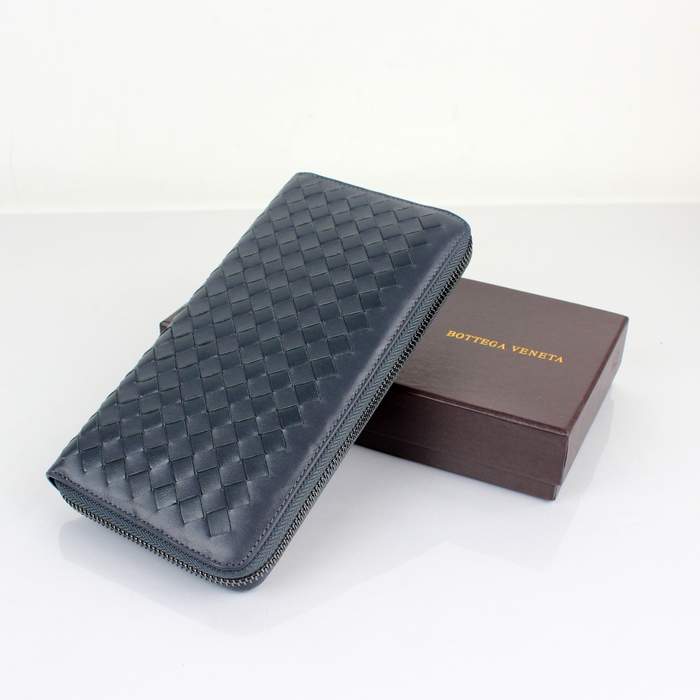 2013 Bottega Veneta Wallet 5017 Dark Blue
