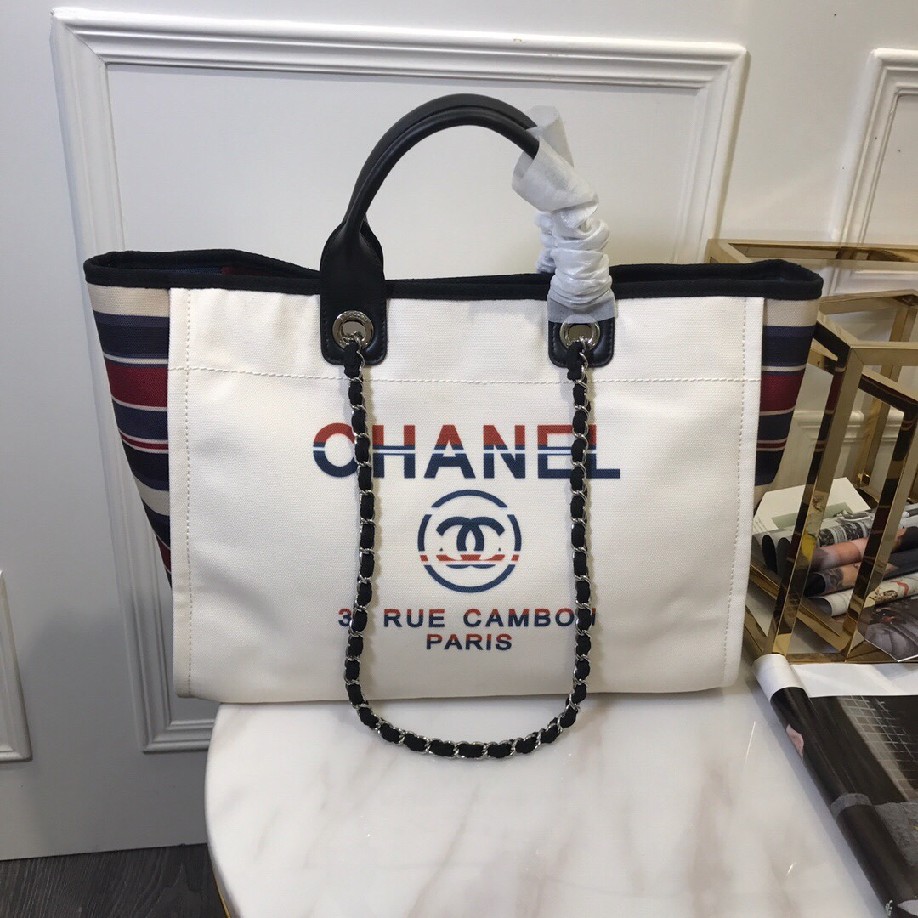 best quality original Chanel canvas tote shopping bags 30492