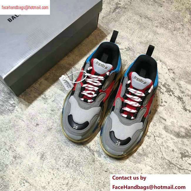 Balenciaga Triple S Clear Sole Trainers Multimaterial Sneakers 03 2020 - Click Image to Close