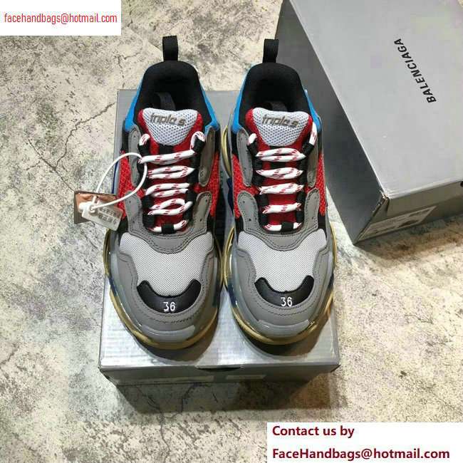 Balenciaga Triple S Clear Sole Trainers Multimaterial Sneakers 03 2020 - Click Image to Close