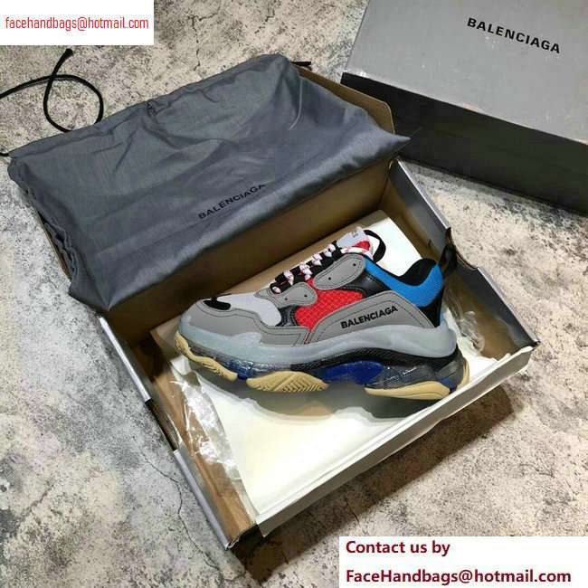 Balenciaga Triple S Clear Sole Trainers Multimaterial Sneakers 03 2020