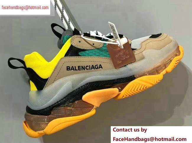 Balenciaga Triple S Clear Sole Trainers Multimaterial Sneakers 04 2020 - Click Image to Close