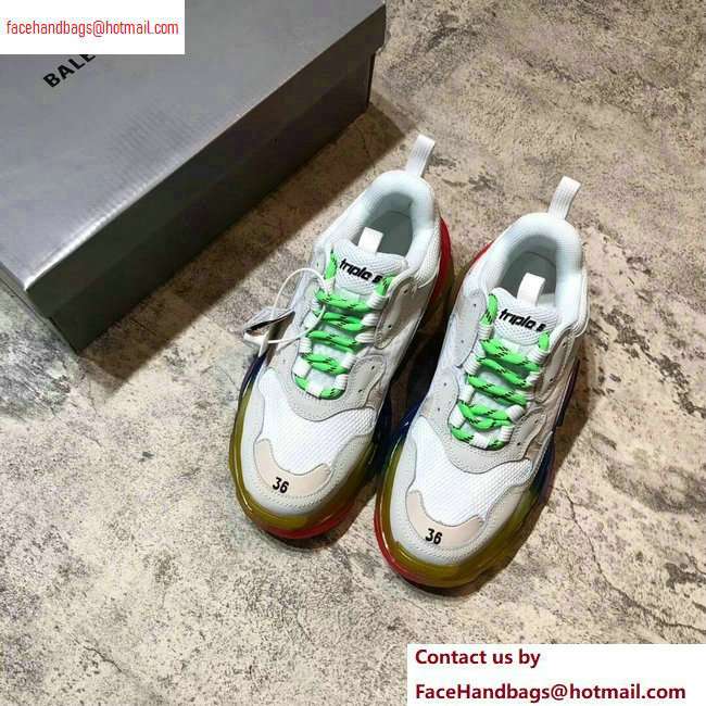 Balenciaga Triple S Clear Sole Trainers Multimaterial Sneakers 06 2020