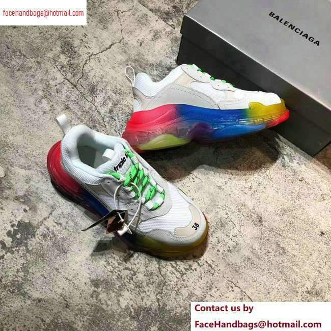 Balenciaga Triple S Clear Sole Trainers Multimaterial Sneakers 06 2020