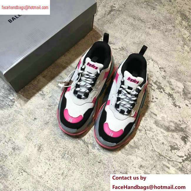 Balenciaga Triple S Clear Sole Trainers Multimaterial Sneakers 08 2020