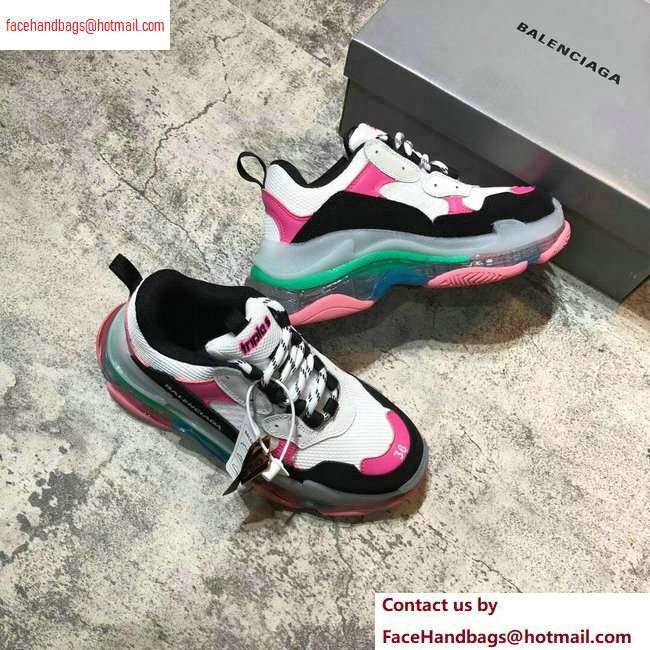 Balenciaga Triple S Clear Sole Trainers Multimaterial Sneakers 08 2020 - Click Image to Close