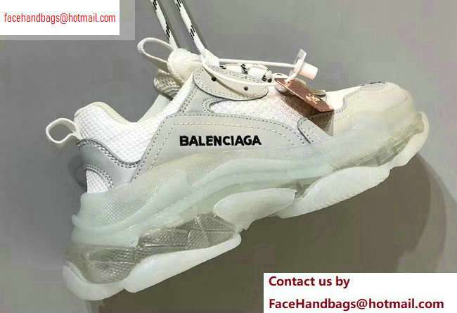 Balenciaga Triple S Clear Sole Trainers Multimaterial Sneakers 11 2020