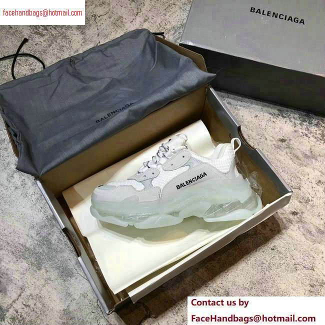 Balenciaga Triple S Clear Sole Trainers Multimaterial Sneakers 11 2020