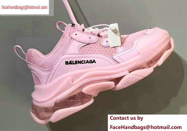 Balenciaga Triple S Clear Sole Trainers Multimaterial Sneakers 12 2020 - Click Image to Close