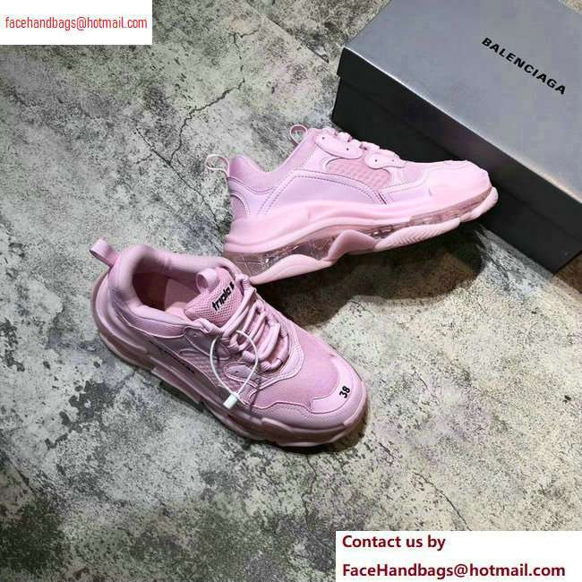 Balenciaga Triple S Clear Sole Trainers Multimaterial Sneakers 12 2020 - Click Image to Close