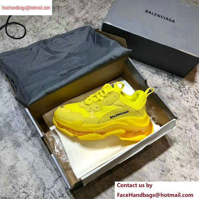 Balenciaga Triple S Clear Sole Trainers Multimaterial Sneakers 13 2020