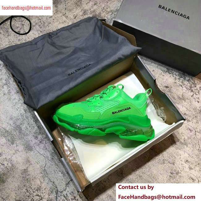 Balenciaga Triple S Clear Sole Trainers Multimaterial Sneakers 14 2020 - Click Image to Close