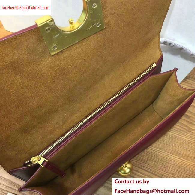 Bottega Veneta BV Classic Shoulder Bag Burgundy 2020