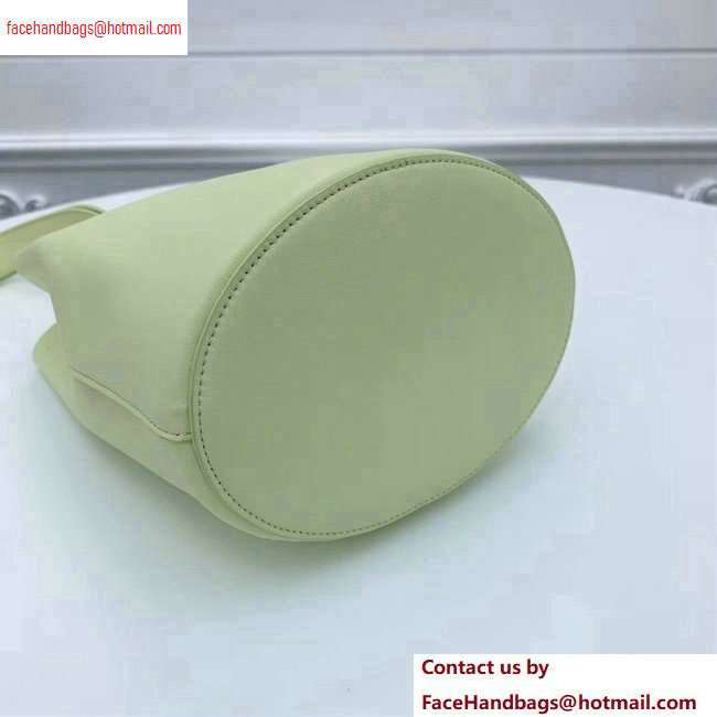 Bottega Veneta Drop Petite Bucket Bag Light Yellow 2020 - Click Image to Close