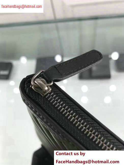 Chanel Boy Pouch Clutch Small Bag A84406 Chevron Lambskin Black/Silver