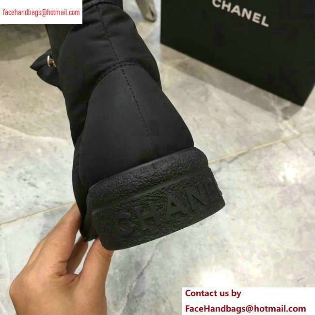 Chanel Coco Neige Ankle Boots Black 2020 - Click Image to Close