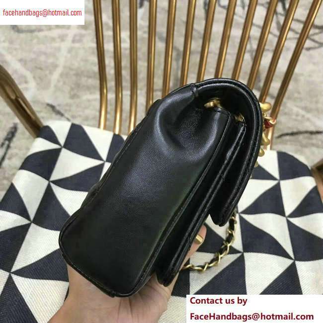 Chanel Lambskin Flap Small Bag AS0936 Black 2020 - Click Image to Close