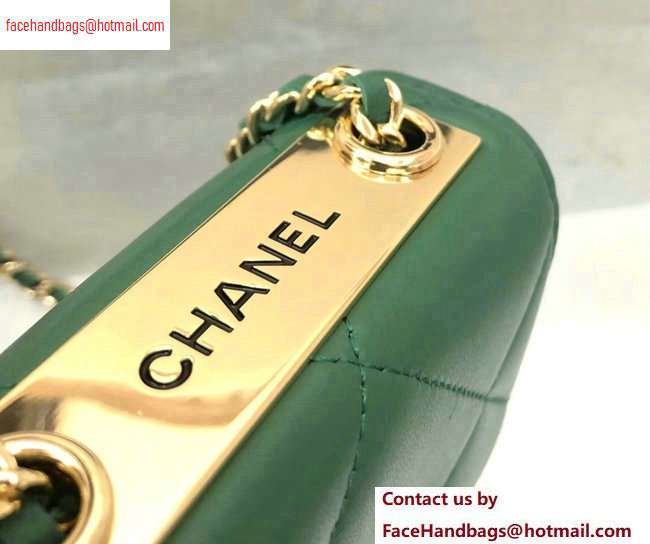Chanel Trendy CC Maxi Clutch with Chain Bag A81633 Green 2020 - Click Image to Close