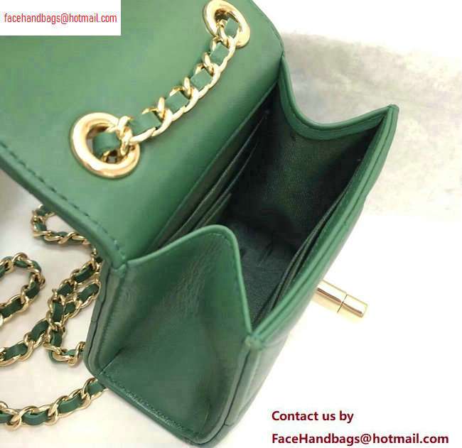 Chanel Trendy CC Maxi Clutch with Chain Bag A81633 Green 2020 - Click Image to Close