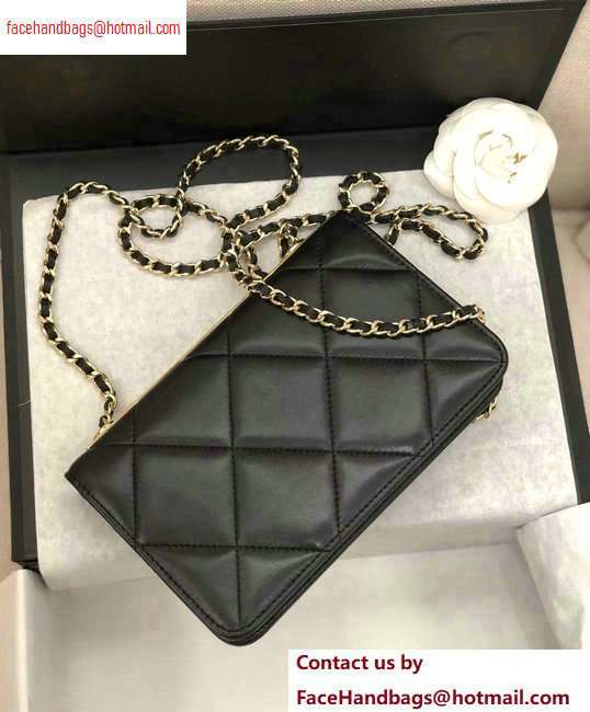 Chanel Trendy CC Maxi Wallet On Chain WOC Bag A80982 Black 2020