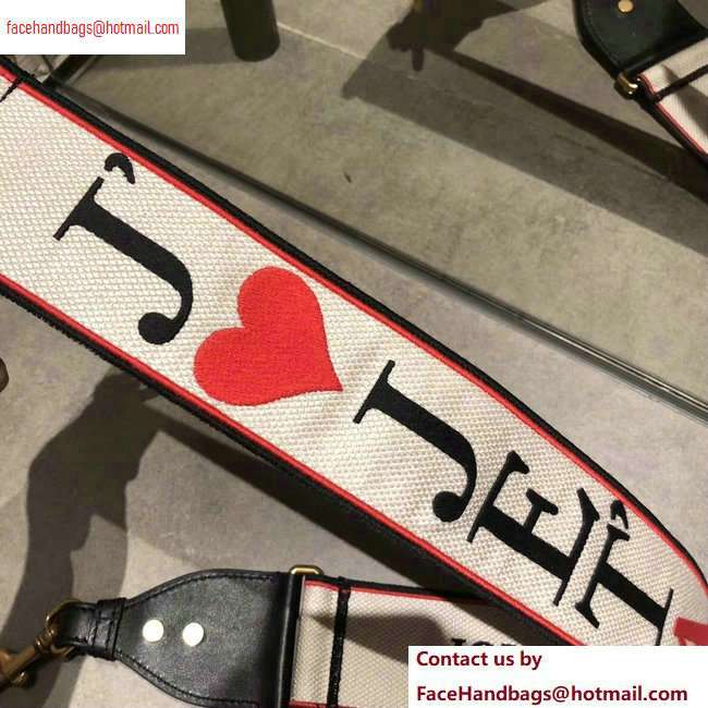 Dior Fabric Heart Embroidered strap 2020