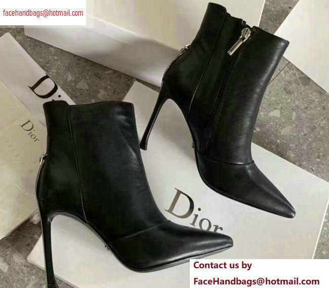 Dior Heel 10cm Star Ankle Boots Black 2020
