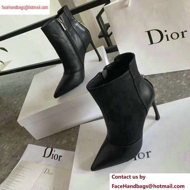 Dior Heel 10cm Star Ankle Boots Black 2020