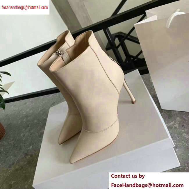 Dior Heel 10cm Star Ankle Boots Creamy 2020