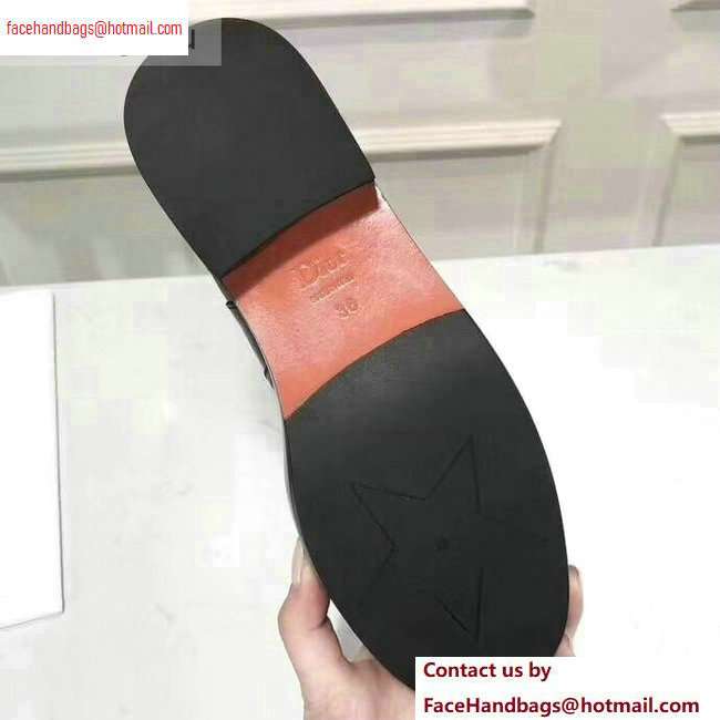Dior Heel 4cm Button Calfskin High Boots Black 2020