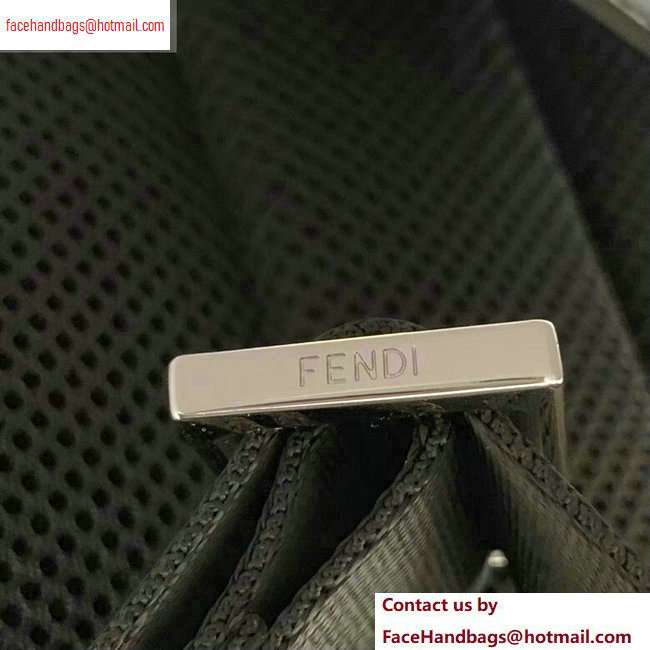 Fendi Bag Bugs Nylon One-shoulder Backpack Belt Bag Black/White Eyes 2020 - Click Image to Close