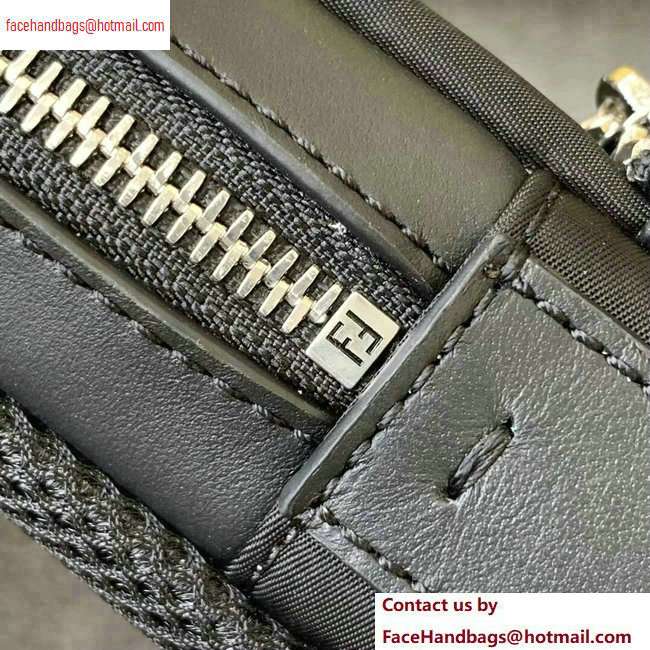Fendi Bag Bugs One-shoulder Backpack Belt Bag Black/Yellow Diabolic Eyes 2020 - Click Image to Close