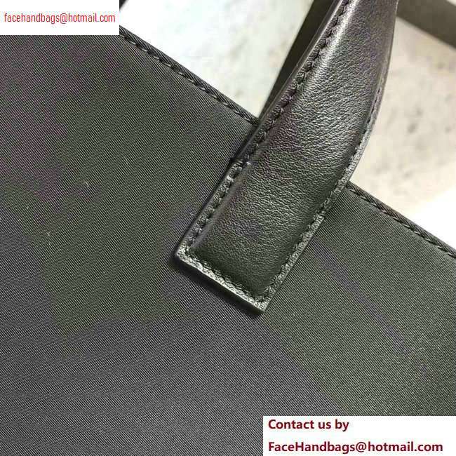 Fendi Bag Bugs Shopping Tote Bag Black/Metal Eyes 2020 - Click Image to Close