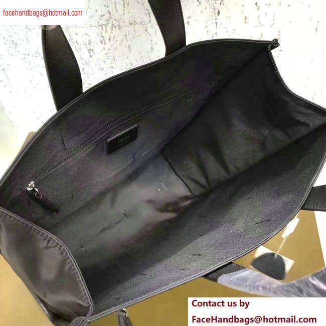 Fendi Bag Bugs Shopping Tote Bag Black/Yellow Eyes 2020
