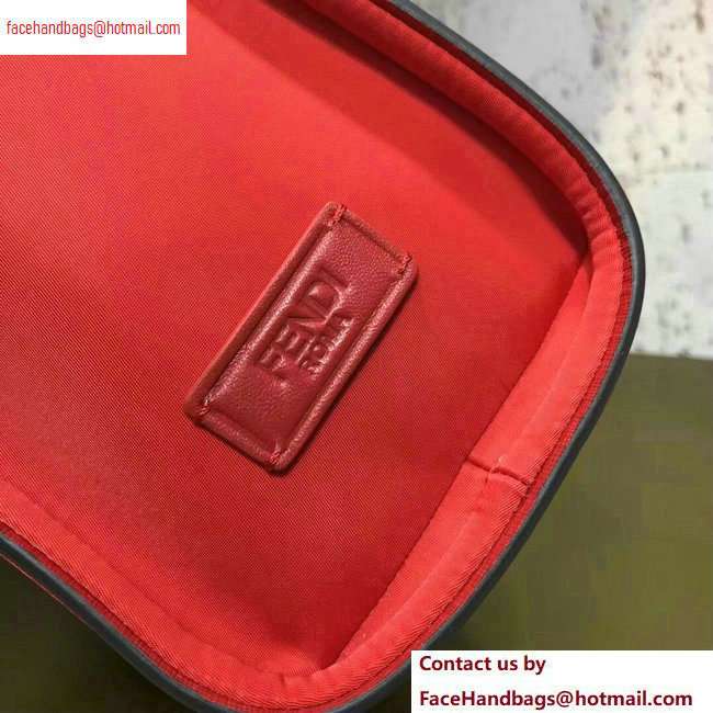 Fendi Bag Bugs Shopping Tote Bag Red/White Eyes 2020 - Click Image to Close