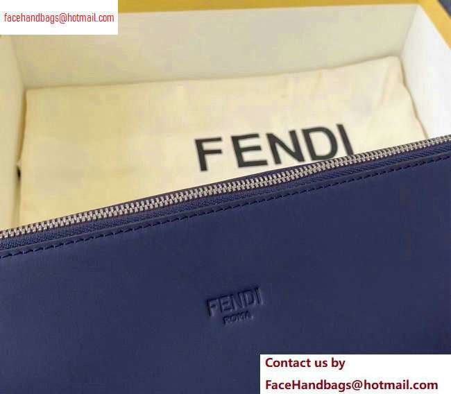 Fendi Bag Bugs Slim Messenger Bag Blue/White Diabolic Eyes 2020
