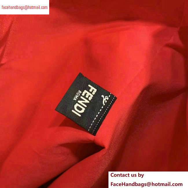 Fendi Jacquard Fabric FF Motif Wide-design Backpack Bag Brown Pequin Striped 2020