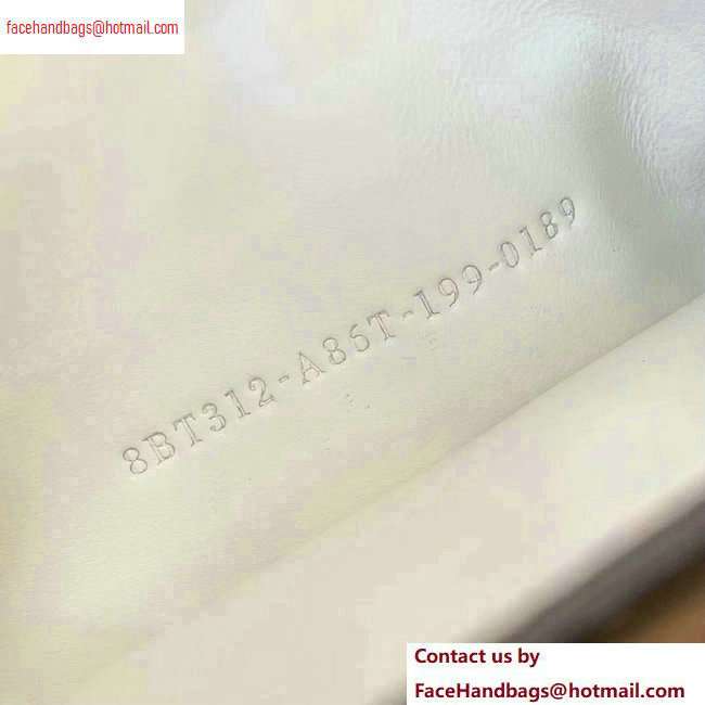 Fendi Leather Kan U Medium Bag White 2020