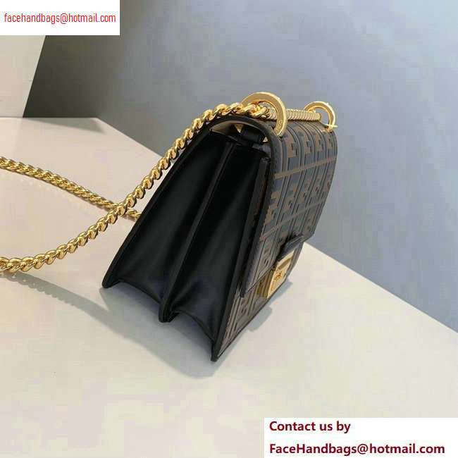 Fendi Leather Kan U Mini Bag Embossed FF Pattern 2020