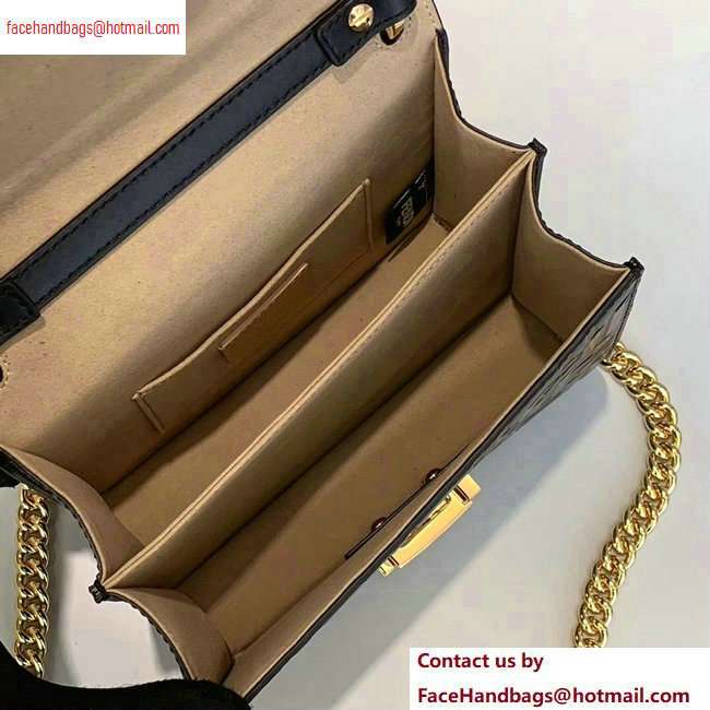 Fendi Leather Kan U Mini Bag Embossed FF Pattern 2020