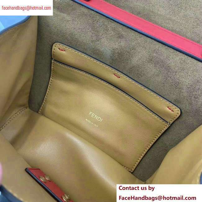 Fendi Leather Kan U Mini Bag Red 2020 - Click Image to Close