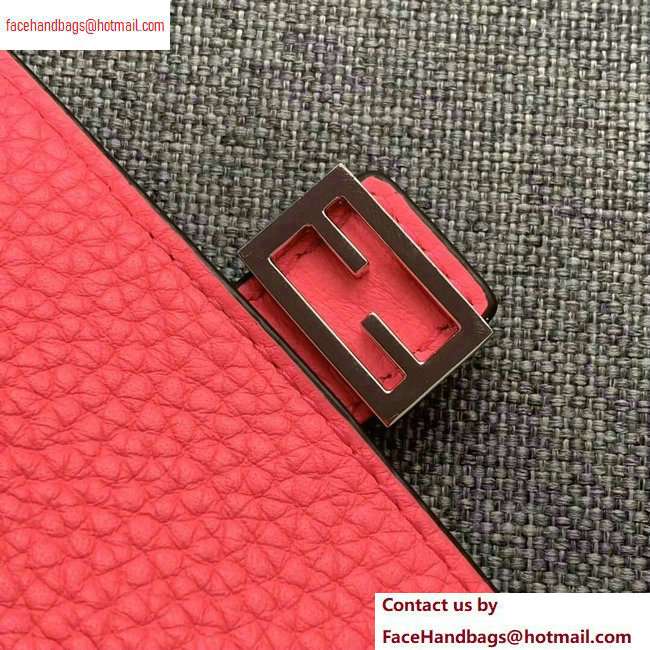Fendi Roma Amor Leather Micro Baguette Bag Charm Fuchsia 2020 - Click Image to Close
