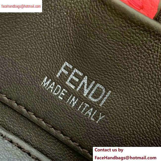 Fendi Roma Amor Leather Micro Baguette Bag Charm Fuchsia 2020