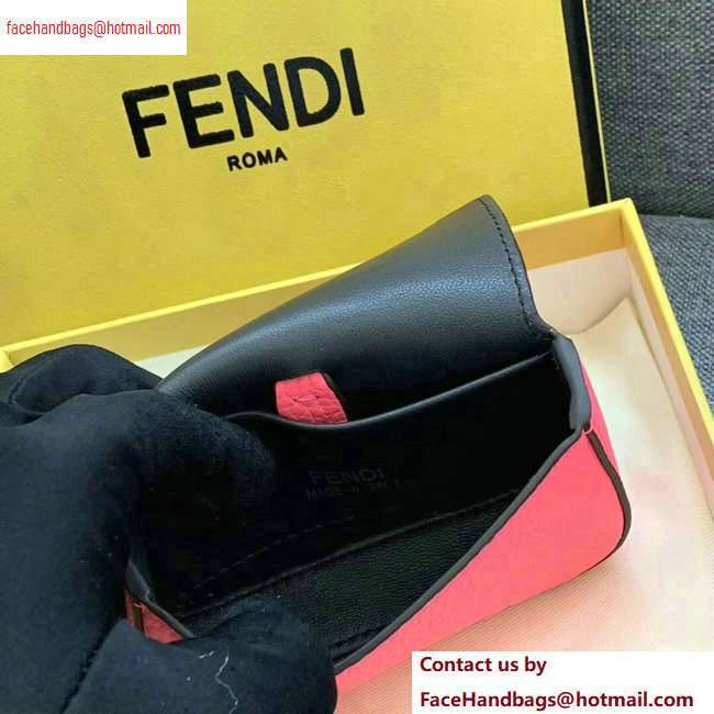 Fendi Roma Amor Leather Micro Baguette Bag Charm Fuchsia 2020 - Click Image to Close