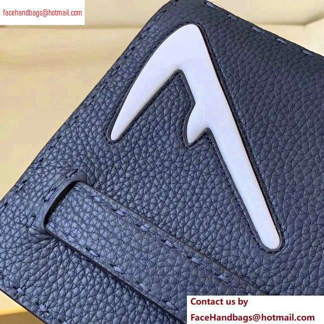 Fendi Romano Bag Bugs Slim Pochette Pouch Clutch Bag Blue/White Diabolic Eyes 2020 - Click Image to Close