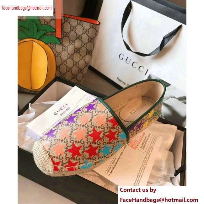 Gucci GG Star Print Espadrilles 2020 - Click Image to Close