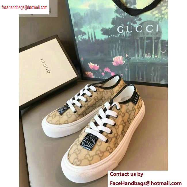 Gucci Interlocking G Sneakers GG Beige 2020 - Click Image to Close